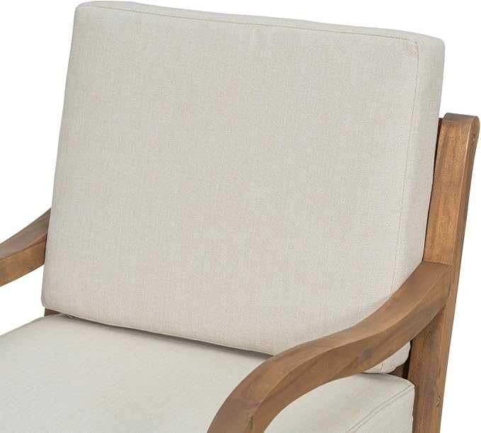 Patio Furniture Set of 2, Outdoor Sectional Furniture with, All-Weather Patio Conversation Set for Backyard, Garden and Poolside, Beige(Series F)