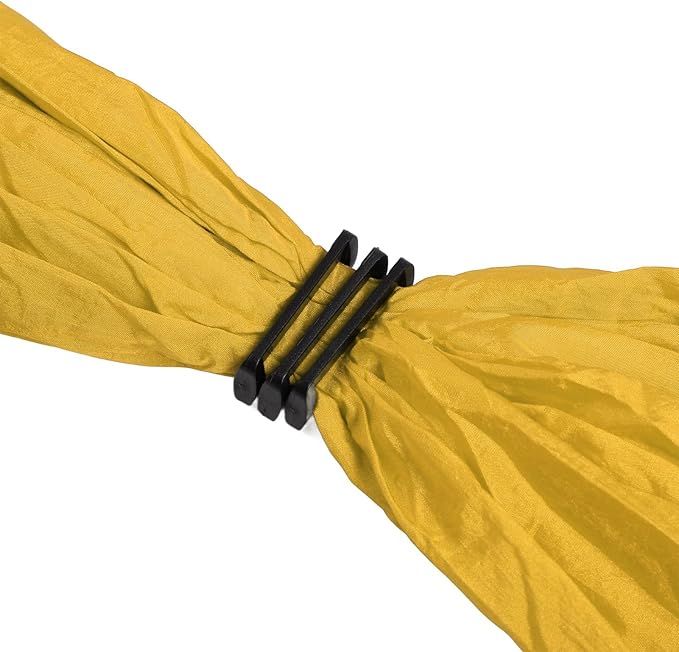 Aerial Yoga Swing Set, Polyester Cotton Yoga Hammock Set, Adjustable Improve Flexibility Yoga Hammock for Physical Exercise (Yellow)