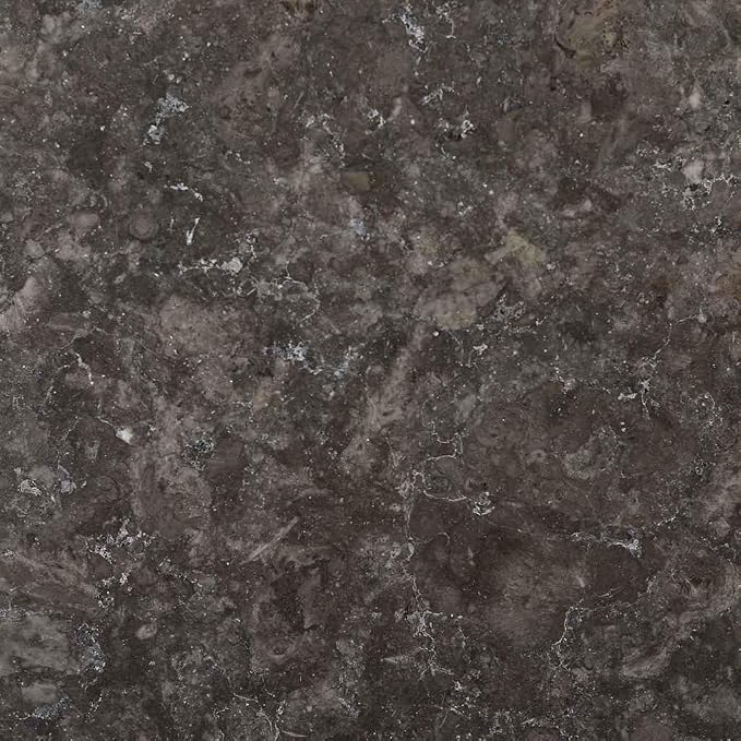 Black Round Marble Table Top 23.6 Inch Diameter x 1 Inch Thick Replacement Surface for Dining Coffee Garden Tables Indoor and Outdoor Use Sturdy Easy to Clean