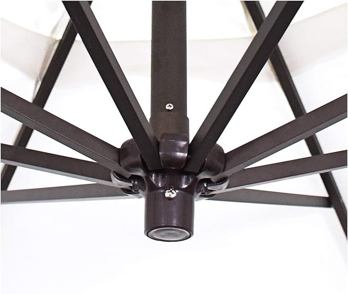 California Umbrella 9-Foot Offset Cantilever Patio Umbrella Infinite Tilt