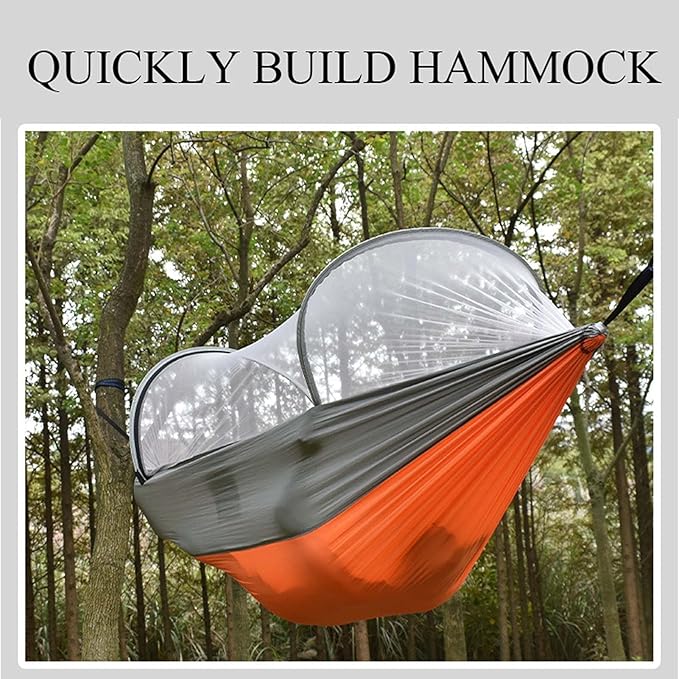 Hammocks for Outside, Travel Portable Lightweight Hammock, Camping Hammock, Parachute Nylon Hammock for Outsides Backpacking Beach Backyard Patio Hiking
