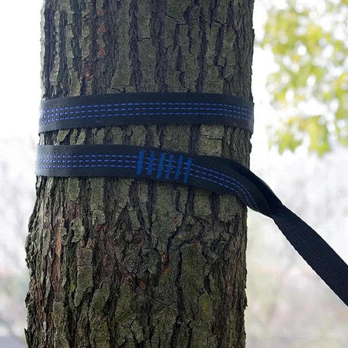 Hammocks for Camping 2 Person, Portable Hammock Foldable, Double Hammock Swing Chair for Adults, Hammock with Chains and Hooks, for Travel Patio Garden