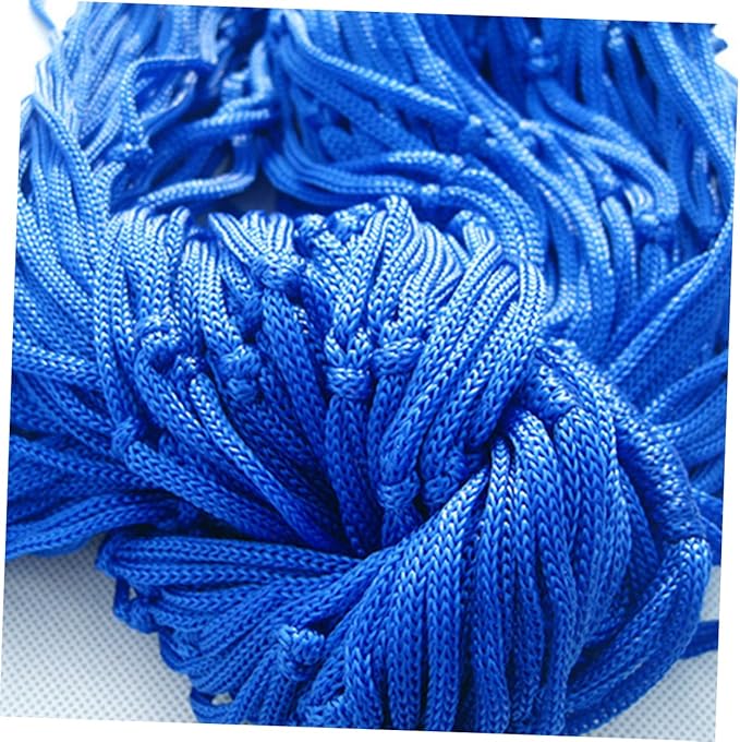 2pcs Outdoor Hammocks Nylon Rope Mesh Hammock Bed Heavy Duty Camping Swing Bed