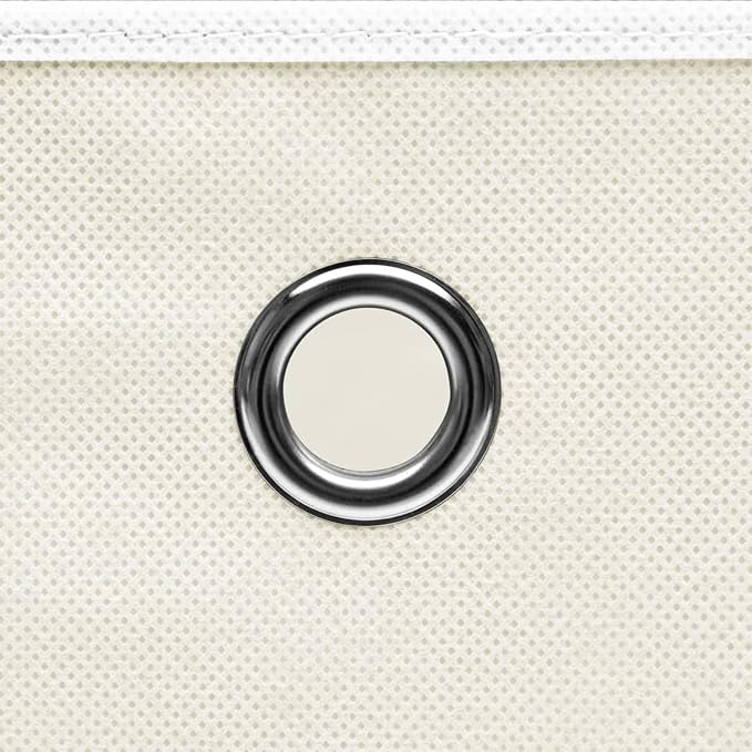 Homgoday 4 White Storage Boxes 32 x 32 x 32 cm Fabric, Furniture Chests and Chests for Outdoors, Garden Container, Garden Tool Holder, Outdoor Pouf, Outdoor Storage Box