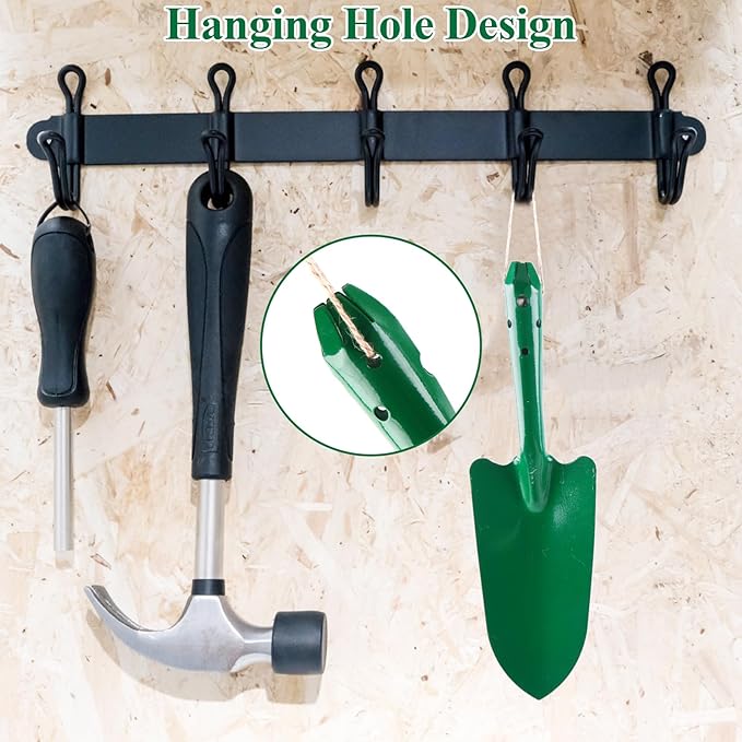 Garden Trowel, Heavy Duty Hand Trowel for Gardening, Metal Garden Shovel Digging Tool with Pointed Blade and Ergonomic Handle for Planting, Weeding and Transplanting