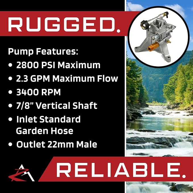 The ROP Shop | Pressure Washer Pump Assembly for Annovi Reverberi NZMQC5P-030, NZMQC5P030 Water