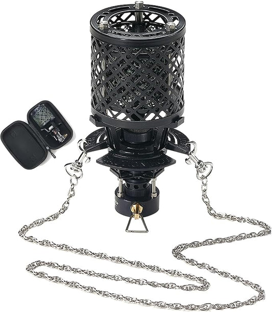 CAMPINGMOON T-HEATER GASWARE Gas Heater Propane Isobutane for Camping Outdoor Collaboration Limited Edition with EVA Case (BKNX-92)