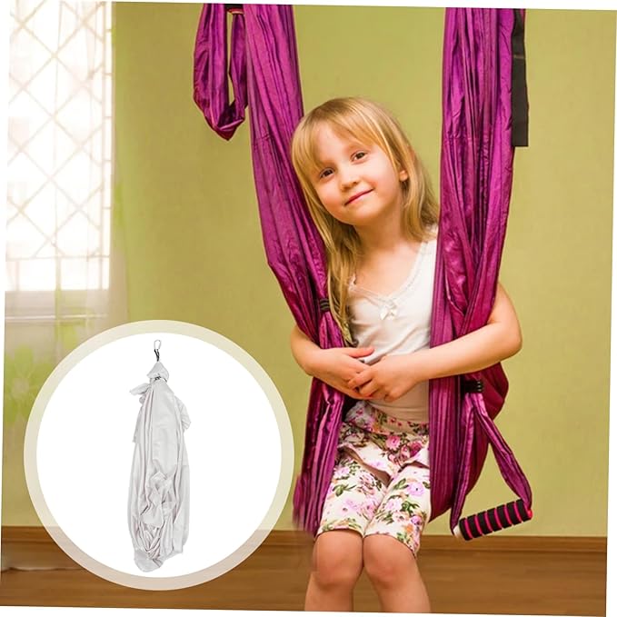 BESPORTBLE Aerial Hammock Hammocks for Boys and Girls Adults Portable Outdoor Play Equipment Boys and Girls Indoor Play Toy Grey