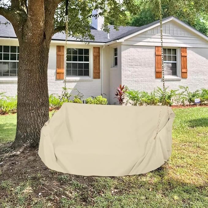 Porch Swing Cover 56Inch Waterproof Hangng Swing Cover for Outdoor Patio Furniture Cover
