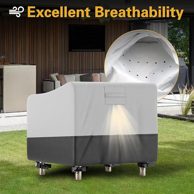 EVRBUL 2 PCS Single Patio Chair Covers Outdoor Single Sofa Covers Heavy Duty 420D Dust-proof Waterproof and UV Protection 35"Lx38"Wx31"H