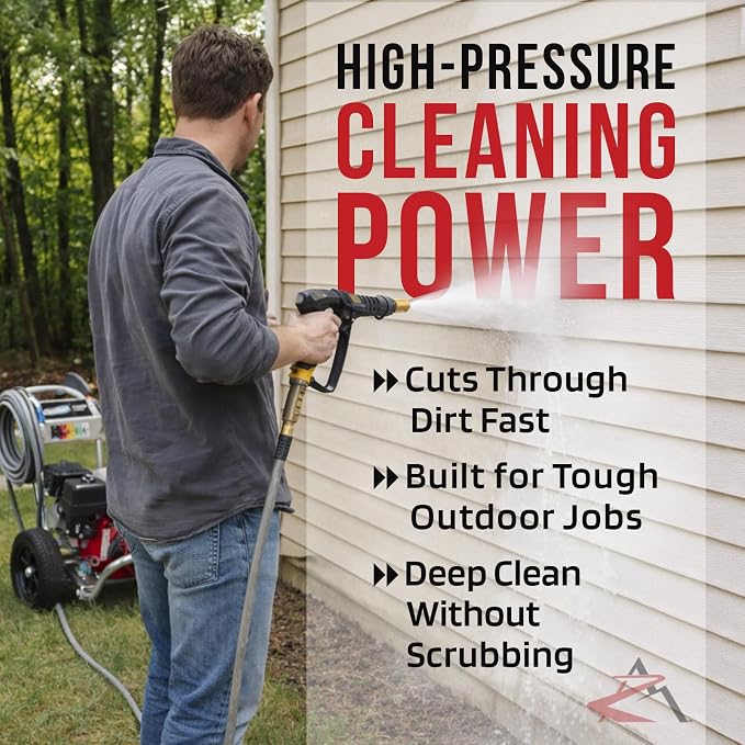 The ROP Shop 2600 psi, 7/8" Shaft, Right-Handed, Pressure Washer Pump & Deluxe Spray Kit