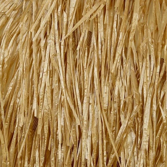Hula Thatched Tiki Umbrella Tropical Palapa Raffia Tiki Hut Hawaiian Patio Umbrella with Fringe Boho Parasol 6' 8' & 9' Options