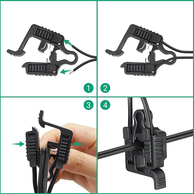 EDISHINE 10-Pack Low Voltage Wire Connector, Landscape Lighting Cable Connectors Waterproof for Landscape Lighting/Pathway Light/Spotlight, 10/12/14/16/18 Gauge Cables Compatible,UL Listed