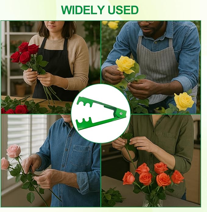 Rose Thorn Stripper Tool Thorn Remover for Roses Durable Iron Floral Stem for Removing Thorns and Leave Flower Stem Cutter
