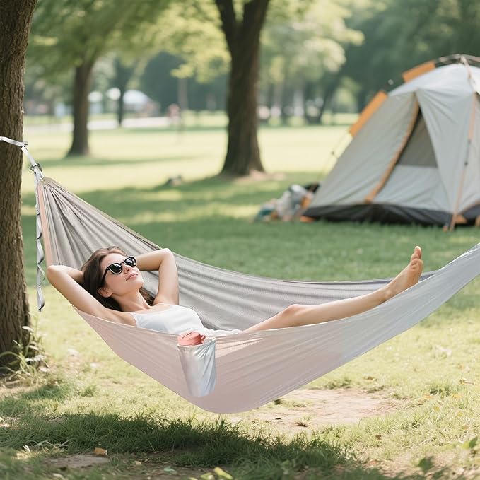 Color Gradient 330lb Capacity Camping Hammocks Indoor Hammock for Patio Backyard Lounge Base Silla colgante para Patio Exterior