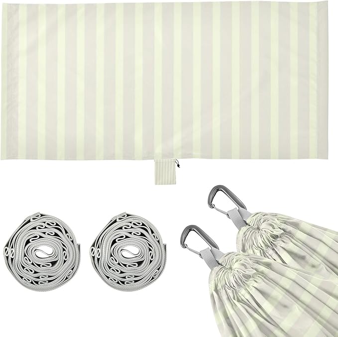 Yellow Vertical Stripe 330lb Capacity Hammocks Indoor Hammock for Indoor Outdoor Patio accesorios para Camping