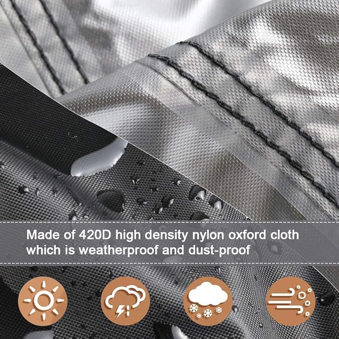 Outdoor Chaise Lounge Cover for KidKraft Backyard Furniture Chair, Waterproof Kids Patio Furniture Cover for Kid Pets - 37" L x 20" W x 19" H, Black