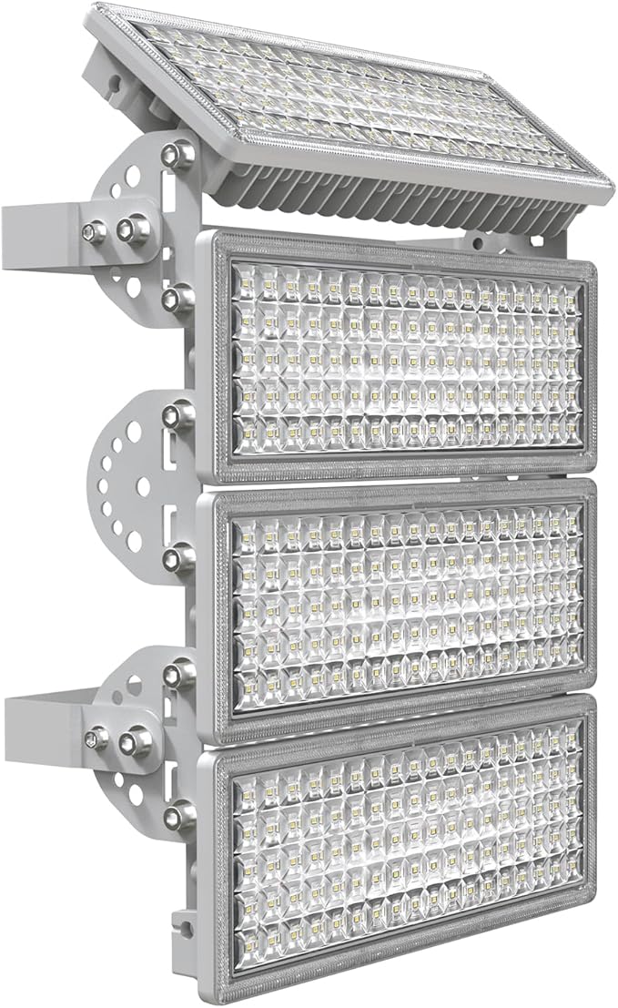Kekeou 400W LED Stadium Lights Outdoor, 56000 Lumens 6500K IP67 Waterproof Commercial Flood Lighting, High Power Area Lighting for Basketball Court, Large Area Outdoor LED Lights
