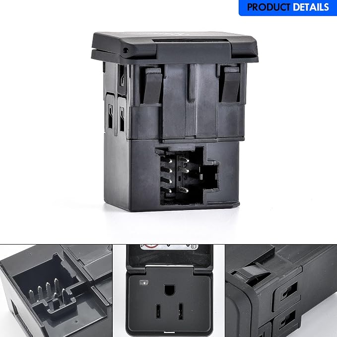 Power Outlet Inverter Fit for Dodge Ram 1500 2500 3500 2013-2016,68159295AB | Restores factory 115V AC outlet function