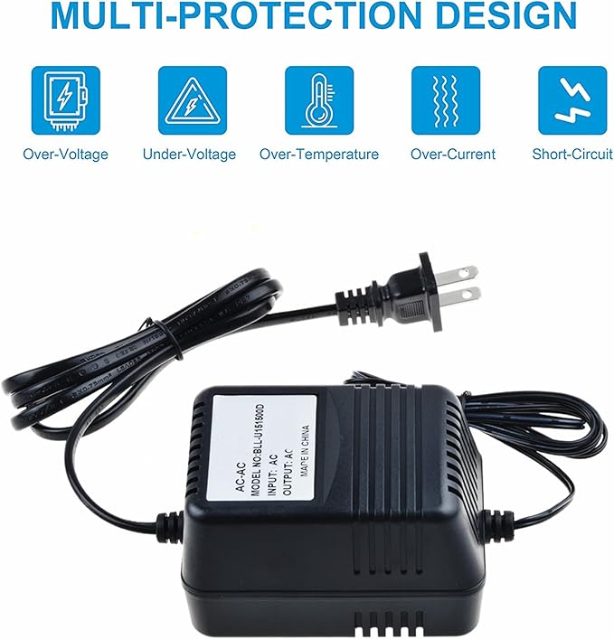 AC Adapter for American Gardener 24VDC Model YS24 Yardstick 24 Volt Yard Stick 24V Cordless Electric Line Trimmer/Edger Power Supply Cord Cable PS Wall Home Battery Charger