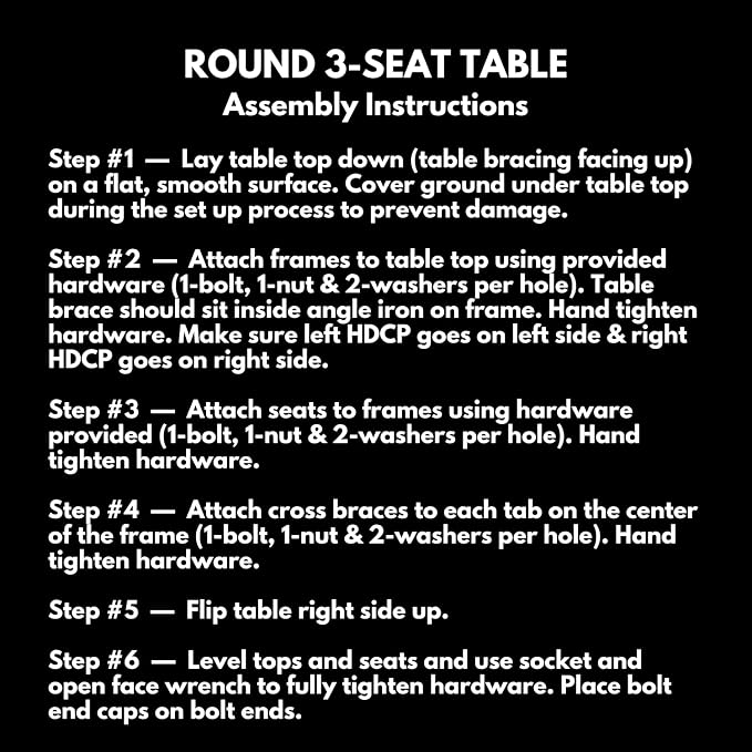 COATEDOUTDOORFURNITURE Heavy-Duty Portable Outdoor Picnic Table with Umbrella Hole, Punched Steel Patio Dining Furniture Made in America (46" Round Top, Textured Sandstone)