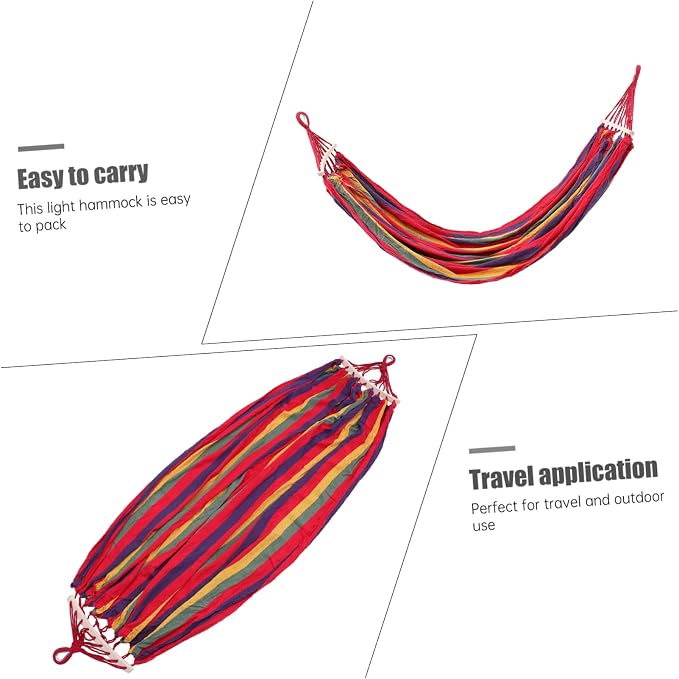 Outdoor Travel Hammock Camping Hiking Swing Hanging Portable Hammock for Family