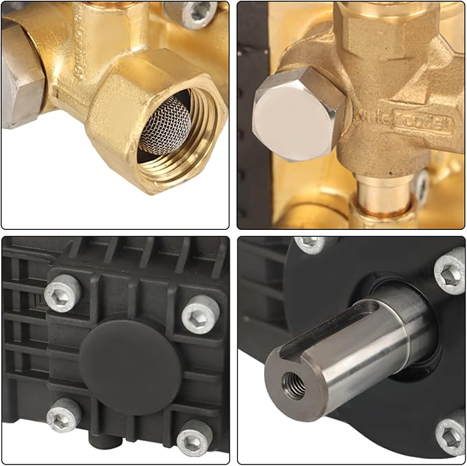 GENRICS Pressure Washer Pump 24MM Shaft Washer Pump 3600 PSI 4.9 GPM