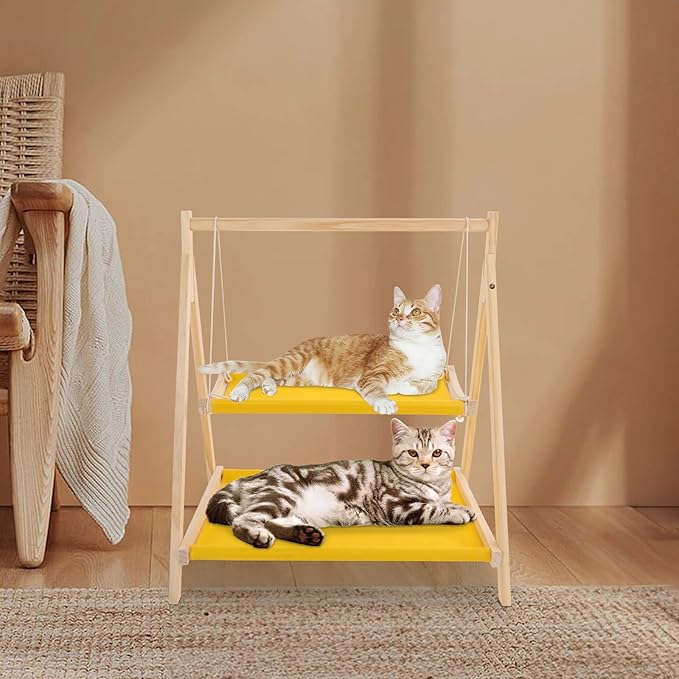 Cat Hammock, pet Supplies/Cat and Dog Supplies/Pet Litter - Yellow