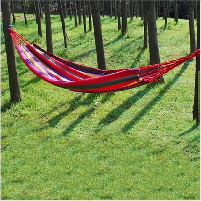 Hammocks, Fabric with Tree Straps Stripe Hammock Pendant for Outdoor Indoor with Carry Bag,for Outside