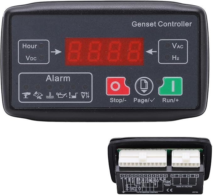 MGC100 Generator Set Controller – Auto Start Stop Genset Controller for Small Gasoline Generator Sets