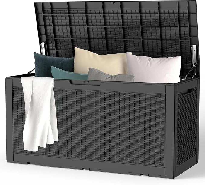 2026 Upgrate 110 Gallon Outdoor Storage Box
