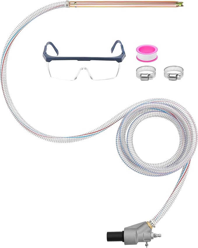 Tool Daily Pressure Washer Sandblasting Kit, Wet Sand Blaster for Pressure Washer with 18 FT Suction Hose, 1/4” Quick Connect, 5000 PSI