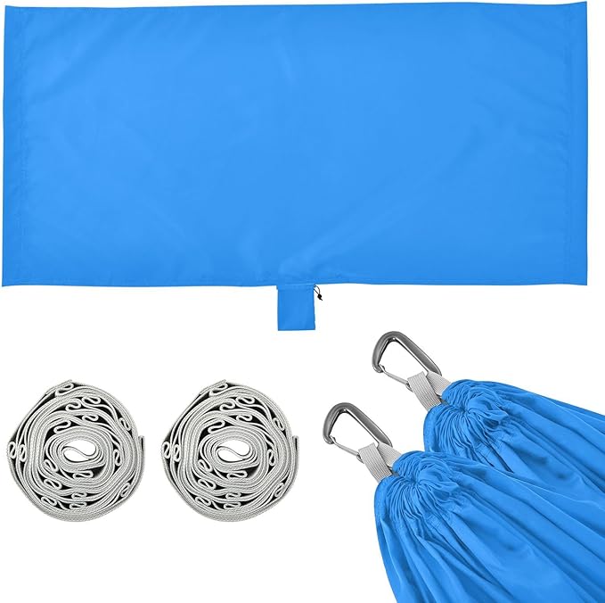 Dodger Blue Solid Color Pure Plain 330lb Capacity Hammocks for Camping Tree Hammock for Outside Patio Garden jamaca para Patio