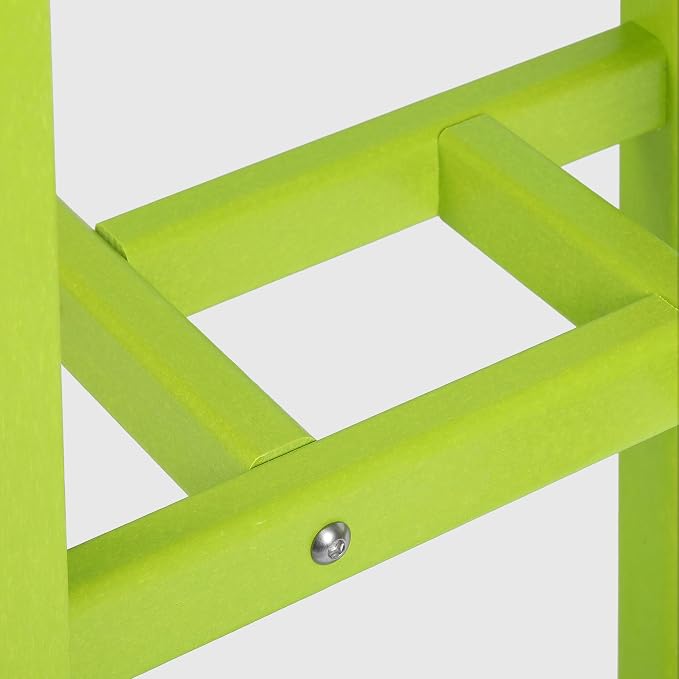 WestinTrends Malibu 42" Counter Height Round Outdoor Patio Bistro Bar Table, Lime