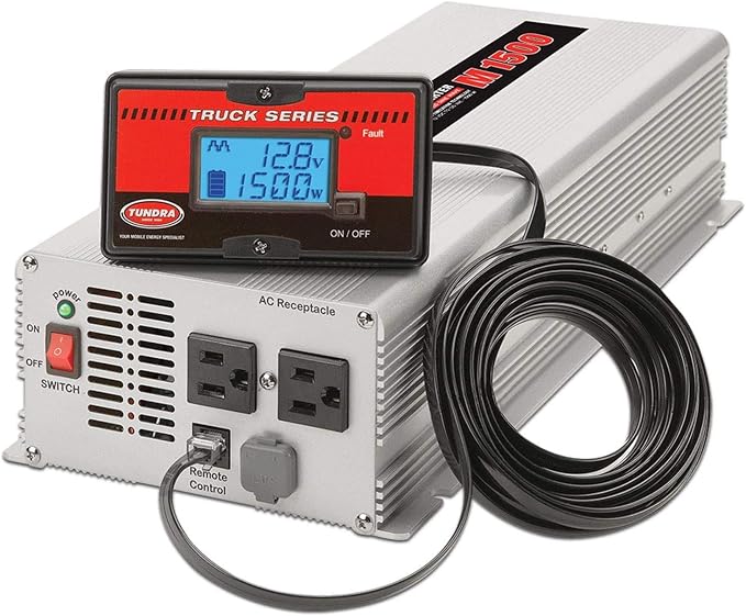 Tundra M Series - Truck Power Inverter - Modified Sine Wave 2000W / 12 Volts DC to 120 Volts AC - M2000