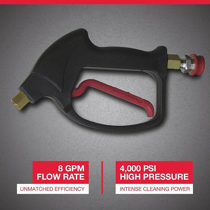 Northstar Hot Water Pressure Washer Trigger Spray Gun - 4000 PSI, 8 GPM, Model Number DGR4000P