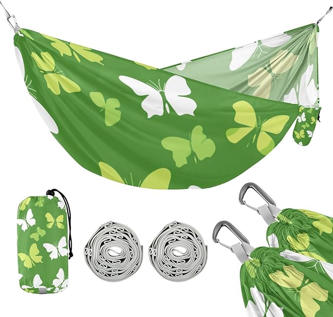 Butterflies St 330lb Capacity Outdoor Hammocks with Tree Straps Hanging Hammock for Indoor Outdoor Patio soporte para hamacas para adultos