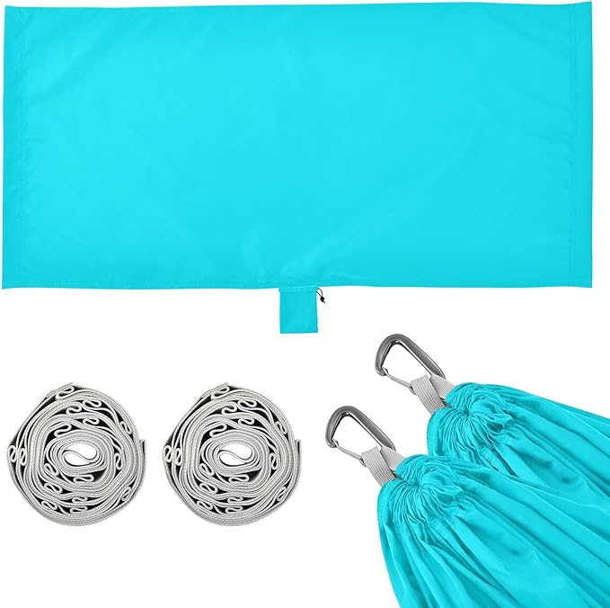 Fluorescent Blue 330lb Capacity Hammocks with Tree Straps Swing Hammock for Outside Patio Garden soporte para hamacas para adultos