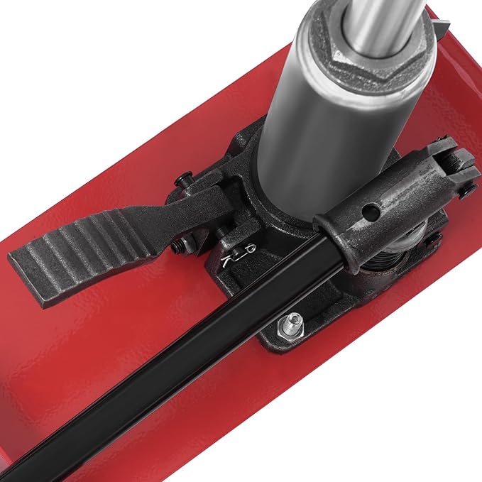 Lawn Mower Lift Jack for Zero Turn Mowers Riding Tractors 500lbs Capacity Hydraulic Lift Table for Maintenance Repair Adjustable Wheel Span, Easy Assembly, for Tractors, Lawnmowers, Atvs, Pushmowers
