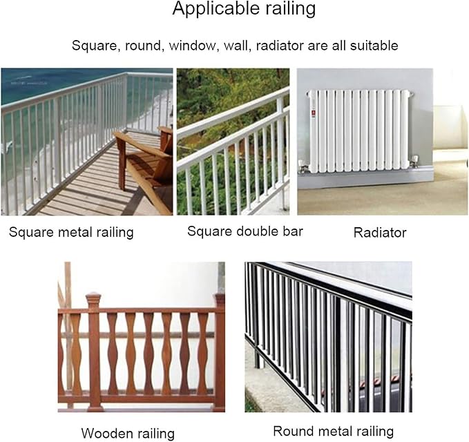 Balcony Bar Table for Railings,Outdoor Side Tables, Balcony Railing Hanging Table Folding Balcony Table Hanging Adjustable Deck Table for Patio, Garden,1.5cm Imitation Wooden
