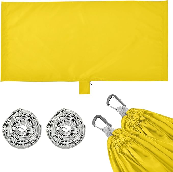 Gold Solid Color Pure Plain 330lb Capacity Outdoor Hammock Swing Hammock for Outside Beach Patio Garden accesorios para Camping