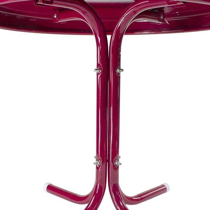 Northlight Outdoor Retro Tulip Side Table, 22", Pink