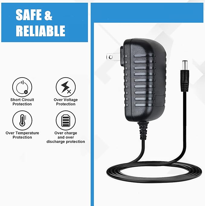 AC Adapter Replacement for Club Cadet Model 12AE18JA056 Electric Start Lawn Mower Power Cord
