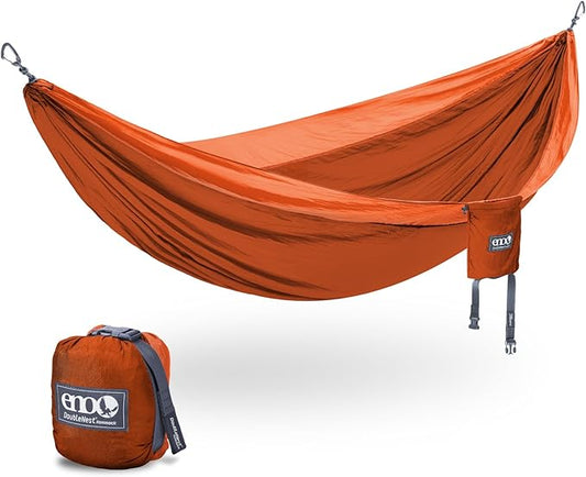 ENO, Eagles Nest Outfitters DoubleNest Lightweight Camping Hammock, 1 to 2 Person, Special Edition Colors, ATC
