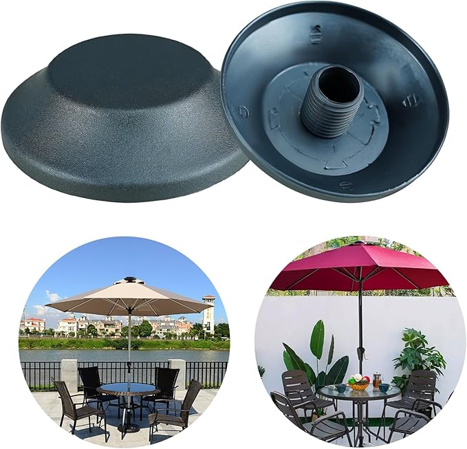 2 Pieces Patio Umbrella Tip Caps Replacement Part Patio Umbrella Top Screw Cap