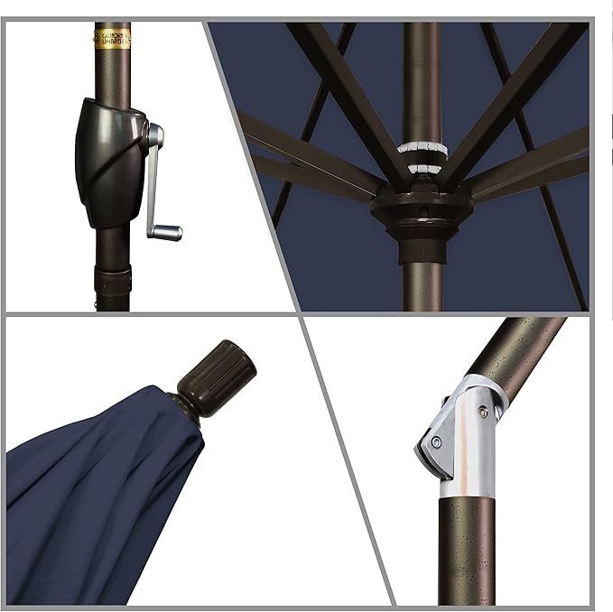 California Umbrella 6' Round Aluminum Market Umbrella