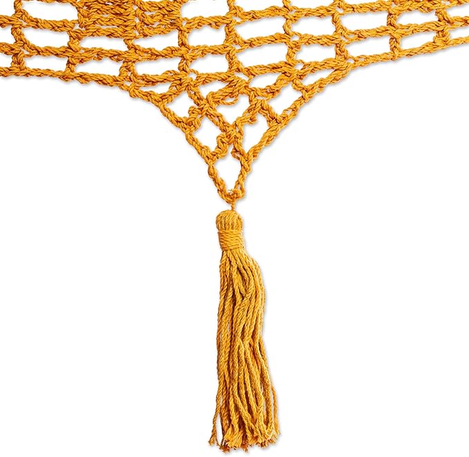 Novica Handmade Veranda in Honey Cotton Rope Hammock (Double)