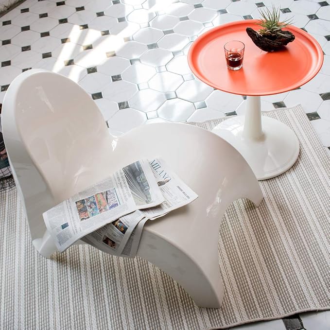 Lagoon Sprout Orange Round Side Table