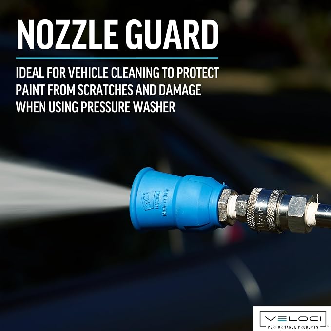MTM Hydro Acqualine Pressure Washer Nozzle Guard Holder Tips Protector with 1/4” Quick Coupler Plug, 40 Degrees 3.0 Commercial Grade