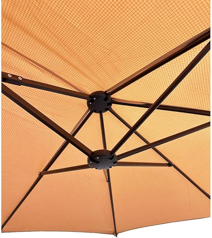 Garden Winds Custom Fit Replacement Canopy Top Cover Compatible with The Phi Villa, Green Party E02GM029, E02GM029-M, E02GM010, E02GM010-M 13' Outdoor Double Sided Patio Umbrella - Upgraded Performance RipLock 350 Fabric